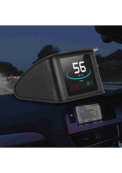 P10 Evrensel Araba Hud Head Up Display Obd2 Hız Uyarı Rpm Yakıt Tüketimi Prktör (Yurt Dışından)