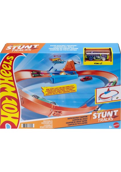 Wheels Rapid Raceway Şampiyon Oyun Seti Hot Wheels Şampiyonluk Parkuru Yarış Seti - Hızlı Parkur GJM75 GJM75