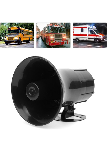 Evrensel Araba Alarm Ikaz Kornası Uyarı Sireni 3 Tonlu Ses Otomatik Megafon Hoparlör 115DB 50W (Yurt Dışından) modelleri