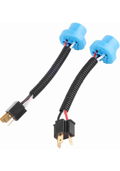 2 Adet 9007 Erkek H4 Dişi Fiş Far Dönüşüm Kablo Tel Konnektör Adaptörü (Yurt Dışından)