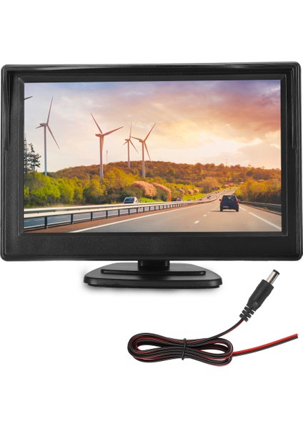 5in Tft Monitör Yüksek Çözünürlüklü Pal / Ntsc Dikiz Park Ekran Araç Güvenlik Sistemi (Yurt Dışından)