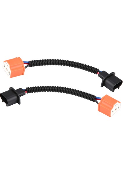 2 Adet H13 9008 H4 9003 Hb2 Adaptörü Far Dönüşüm Kablosu Dişi LED Işık (Yurt Dışından)
