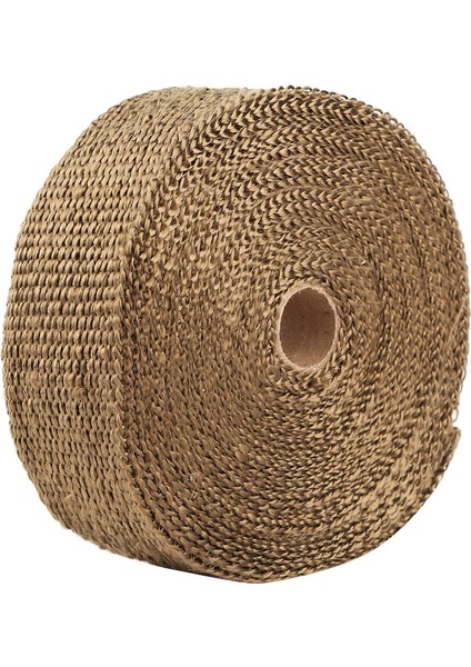 10 M Termal Bant Egzoz Borusu Header Isıya Dalı Yalıtım Wrap ile Bağları (Titanyum Altın) (Yurt Dışından) modelleri