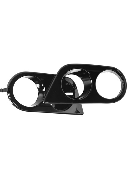 2 Adet Ön Tampon Sis Lambası Kapağı Çift Delikli Araba Aksesuarı Için Fit E46 M3 2001-2006GLOSSY Siyah (Yurt Dışından) fiyatları