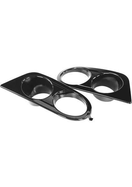 2 Adet Ön Tampon Sis Lambası Kapağı Çift Delikli Araba Aksesuarı Için Fit E46 M3 2001-2006GLOSSY Siyah (Yurt Dışından) fırsatları