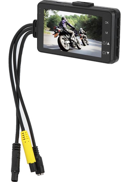 Motosikletler Için 720P 3 Inç LCD Ekran Çift Kamera Veri Gizli Kaydedici (Yurt Dışından) fiyatları