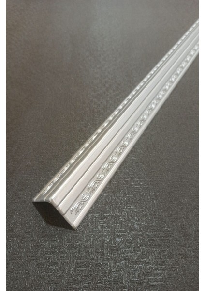 Gümüş Renk 4X100 cm Köşe Profili Dekor Çıtası, Modern ve Şık Tasarım fiyatları