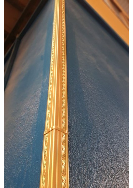 Gümüş Renk 4X100 cm Köşe Profili Dekor Çıtası, Modern ve Şık Tasarım