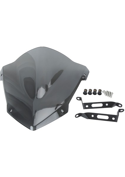 Motosiklet Ön Cam Açık Gri Spor Stil Ekle Ön Cam Için Uyar Yamaha Mt-07 / Fz-07 2018-2020 (Yurt Dışından)