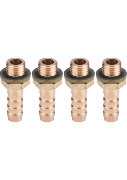 4 Adet Motosiklet Yağ Soğutucu Yağ Soğutmalı Sistem M8 Içi Boş Vida Adaptörü Uydurma M10 * 1.0 mm (Yurt Dışından)