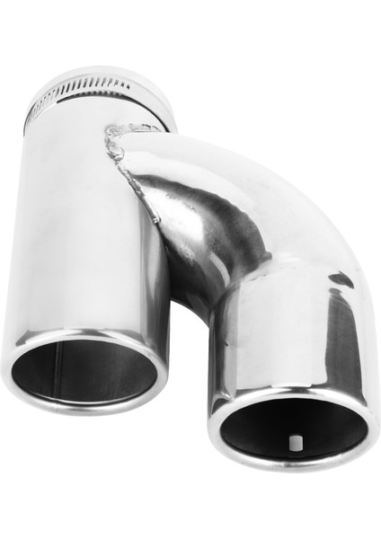 A2008 Evrensel Araba Egzoz Borusu Trim Ucu Dairesel Eğik Uç Çift Arka Kuyruk Boğaz 62MM (Yurt Dışından) fiyatları