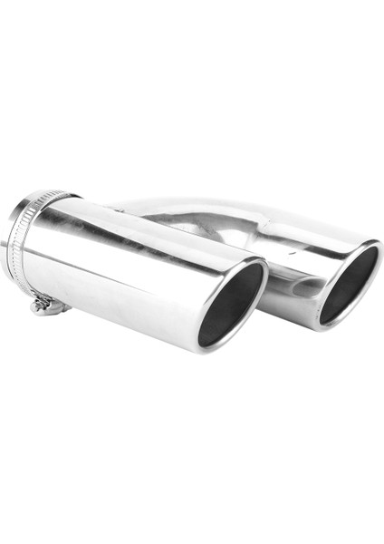A2008 Evrensel Araba Egzoz Borusu Trim Ucu Dairesel Eğik Uç Çift Arka Kuyruk Boğaz 62MM (Yurt Dışından) modelleri