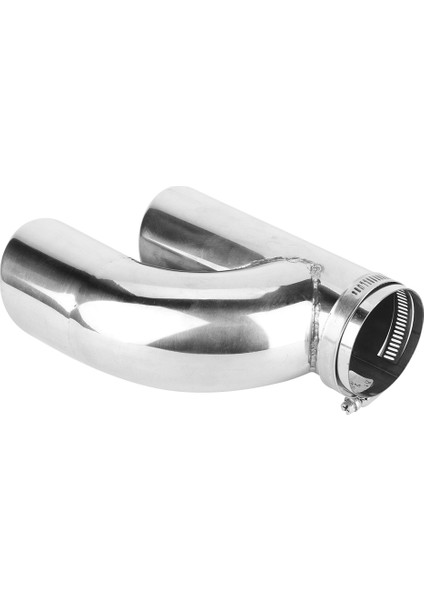 A2008 Evrensel Araba Egzoz Borusu Trim Ucu Dairesel Eğik Uç Çift Arka Kuyruk Boğaz 62MM (Yurt Dışından) fırsatları