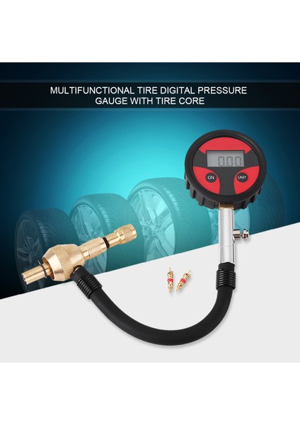 Araba Oto Motosiklet Bisiklet Kamyon Lastiği Lastik Çekirdekli LCD Dijital Basınç Göstergesi (Yurt Dışından) fiyatları