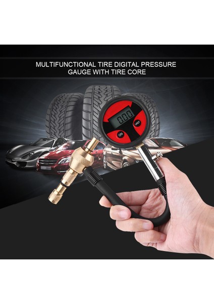 Araba Oto Motosiklet Bisiklet Kamyon Lastiği Lastik Çekirdekli LCD Dijital Basınç Göstergesi (Yurt Dışından) modelleri