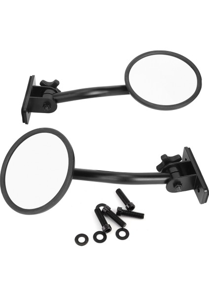 Yuvarlak Dikiz Kanat Ayna Montaj Modifiye Parçaları Fit Için Jeep Wrangler Tj 97-06 (Yurt Dışından)