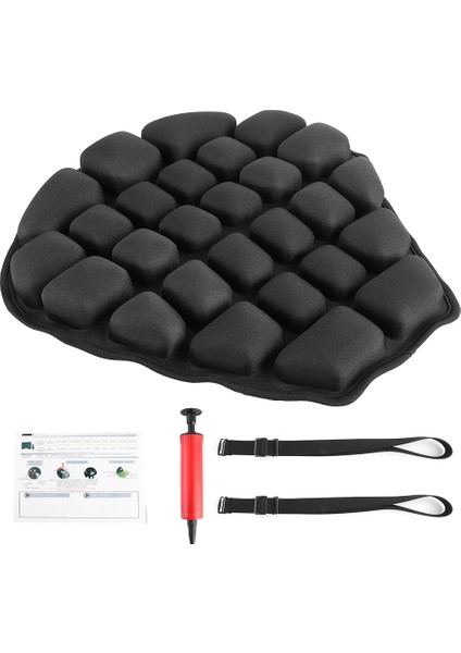 Tpu Koltuk Minderi 3D Şişme Hava Yastığı Soğutma Titreşim Önleyici Basınç Tahliye Evrensel Motosiklet Için (Yurt Dışından)