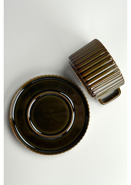 Renkli 4 Parça Çay Fincan Takımı, Şık ve Zarif Tasarım modelleri