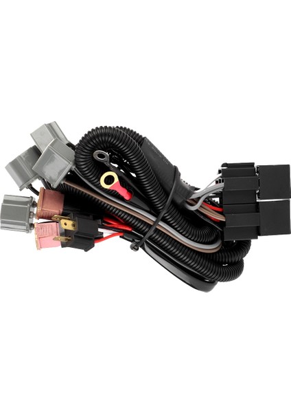 Araba LED Işık Far Kablo Demeti Aydınlatma Boost ile H4 Adaptörleri Dört Işıkları (Yurt Dışından) fırsatları