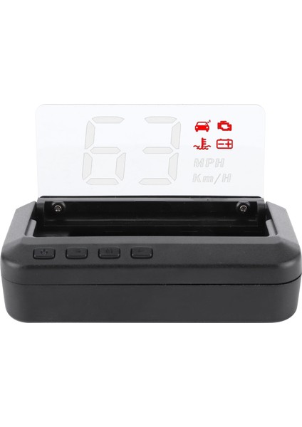 3in Çok Fonksiyonlu Head Up Display Hud Monitör Hız Su Sıcaklığı Gerilim Ekran Obd Prktör (Yurt Dışından)