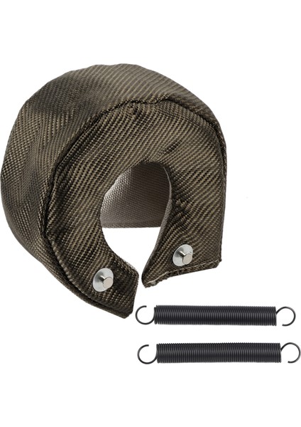 Tek Titanyum Turbo Isı Kalkanı Battaniyeiyer Turbo Şarj Kapak T3 / GT35 / GT37 / GT40 / GT42 (Yurt Dışından)