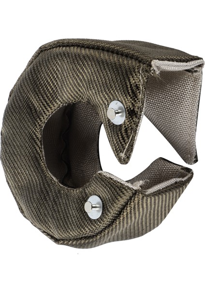 Tek Titanyum Turbo Isı Kalkanı Battaniyeiyer Turbo Şarj Kapak T3 / GT35 / GT37 / GT40 / GT42 (Yurt Dışından) modelleri