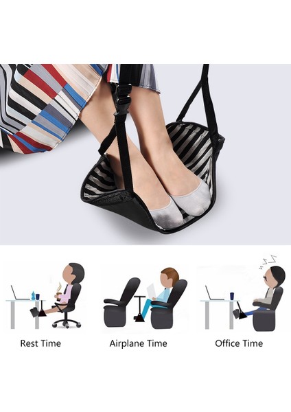 Seyahat Taşıma Ayak Istirahat Taşınabilir Ayarlanabilir Footrest Hamak Uçak Yolculuğu ve Ofis (Yurt Dışından) fiyatları