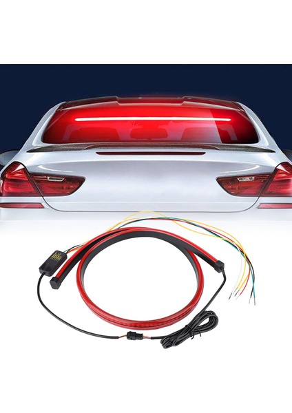 90 cm Yüksek Monte Fren Stop Lambası Araba LED Arka Uyarı Sinyal Şerit Işık (Yurt Dışından) fırsatları