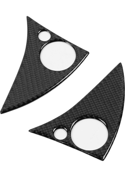 2 Adet Karbon Fiber Araba Direksiyon Düğmesi Trim Sticker Çıkartma Mercedes W204 C Sınıfı 07-10 (Yurt Dışından) modelleri