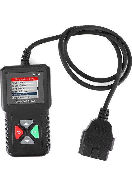 Obdıı / Eobd Tarayıcı Arıza Kodu Okuyucu Otomotiv Teşhis Dedektörü Tarama Aracı YA101 (Yurt Dışından)