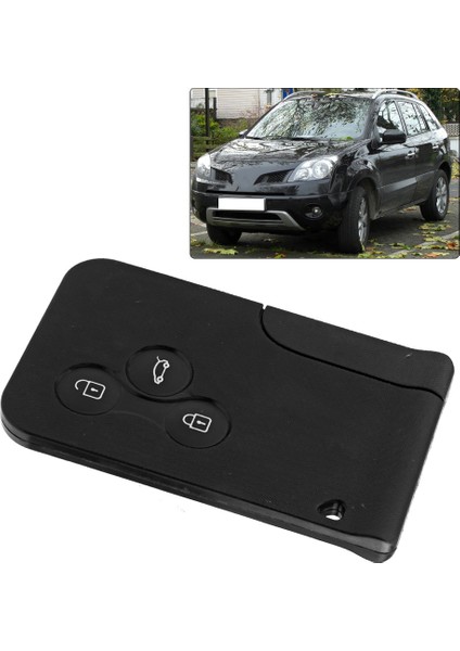 Mini 3 Düğme Araba Uzaktan Kumanda Akıllı Anahtar Kart Plastik Renault Kılıfı Clio Megane 2 3 Koleos (Yurt Dışından) fırsatları
