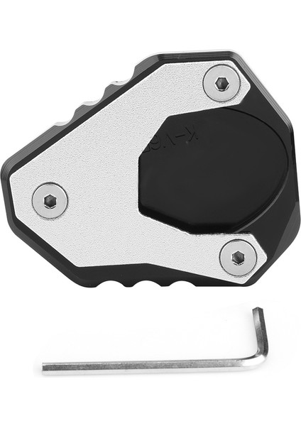 Motosiklet Cnc Kickstand Yan Standı Uzatma Pad Kawasakı Versys/kle 650 15-18 (Yurt Dışından)