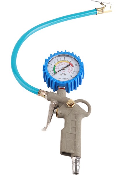 Araba Kamyon Motosiklet Lastiği Lastik Hava Basıncı Şişirme Ölçer Ölçer Cihazı 0-220PSI (Yurt Dışından)