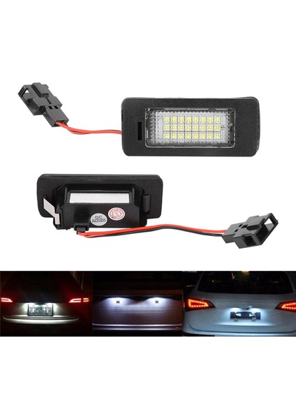 LED Plaka Aydınlatma Işığı Sinyal Lambası Için Uygun A4 A5 Q5 Tt 8T0943021 Yedek (Yurt Dışından) fırsatları