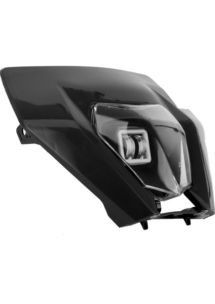 Evrensel Motosiklet Far Yüksek / Düşük Işın LED Far 60W 6000K Gündüz Farı Siyah (Yurt Dışından) modelleri