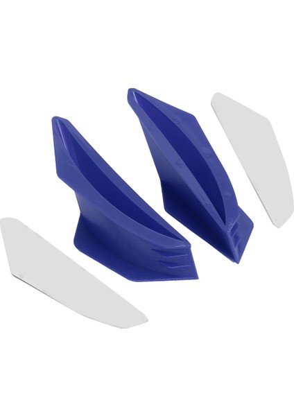 Motosiklet Aerodinamik Winglets Spoiler Kanat Evrensel Modifikasyon Accessoryblue (Yurt Dışından)