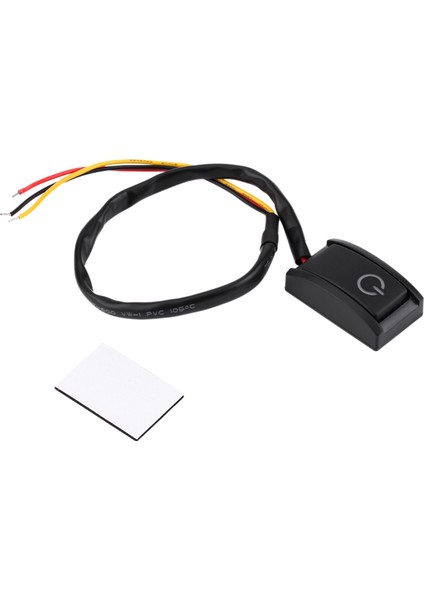 Dc 12 V 200MA Araba Dıy Anahtarı Macun Tipi Yapışkan Düğme Anahtarı On / Off (Yurt Dışından)