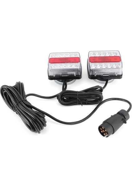 1 Çift Manyetik LED Römork Çekme Lightboard Işık Arka Kuyruk Kurulu Lamba W / 10 M Kablo (Yurt Dışından) fırsatları