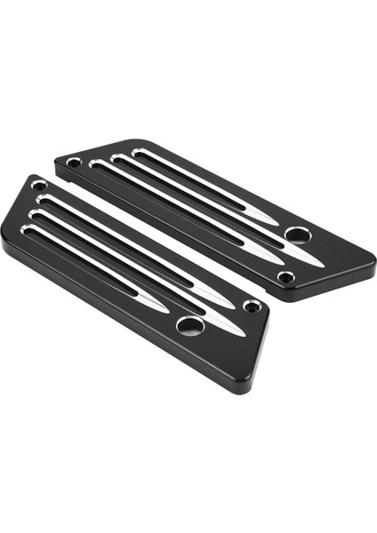 1 Çift Cnc Alüminyum Motosiklet Heybe Mandalı Kapakları Touring 1993-2013 Için Siyah (Yurt Dışından) modelleri