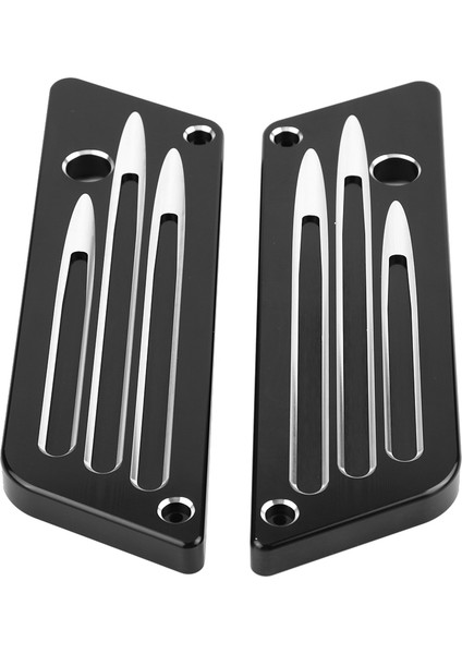 1 Çift Cnc Alüminyum Motosiklet Heybe Mandalı Kapakları Touring 1993-2013 Için Siyah (Yurt Dışından) fırsatları