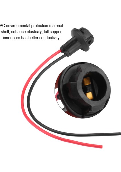 10 Adet Araba T10 Lamba Ampulü Soket Tutucu Konnektör Uzatma LED Işık Bazı Adaptörü (Yurt Dışından) fiyatları