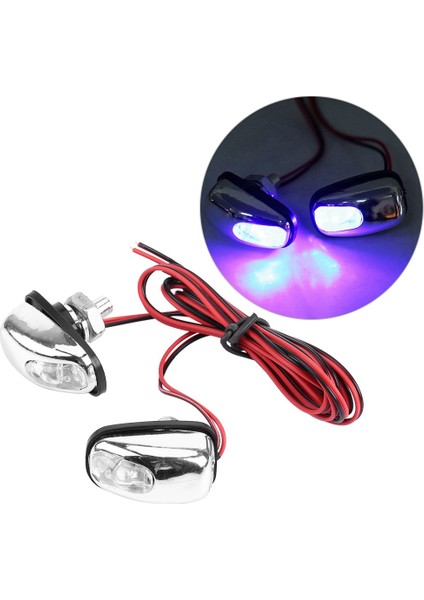 Çift Araba LED Işık Silecek Hood Cam Su Püskürtme Memesi Yı Lambası 12V (Yurt Dışından) modelleri
