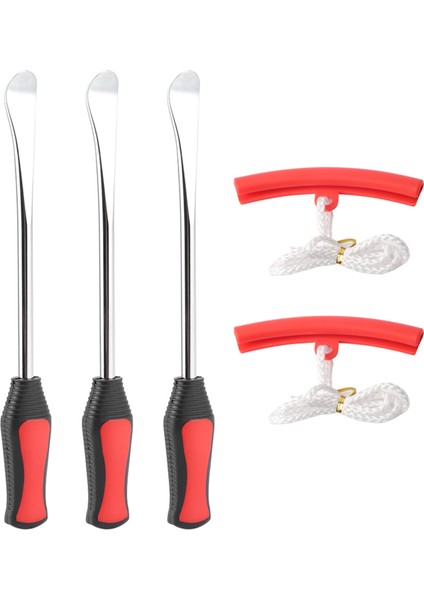 Kaşık Lastik Kolları Motosiklet Bisiklet Lastik Değiştirme Aracı Kiti Jant Koruyucuları ile (Yurt Dışından)