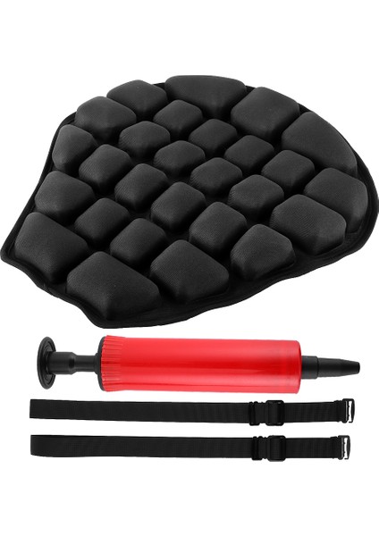 Tpu Motosiklet Koltuk Minderi 3D Şişme Hava Yastığı Anti-Titreşim Basınç Tahliye Evrensel (Yurt Dışından)