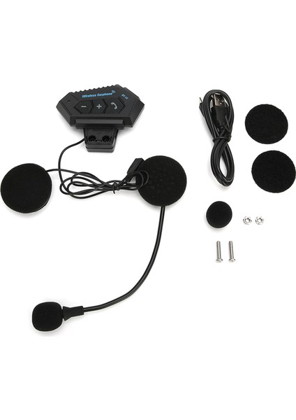 Motosiklet Kask Kulaklık Bluetooth 4.1 + Edr CSR8635 Gürültü Azaltma Sürme Eller Serbest Kulaklık (Yurt Dışından)