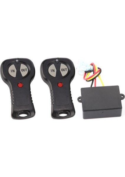 1 Çift 12V Evrensel Kablosuz Vinç Uzaktan Kumanda Kontrol Kiti Araba Kamyon Için (Yurt Dışından)