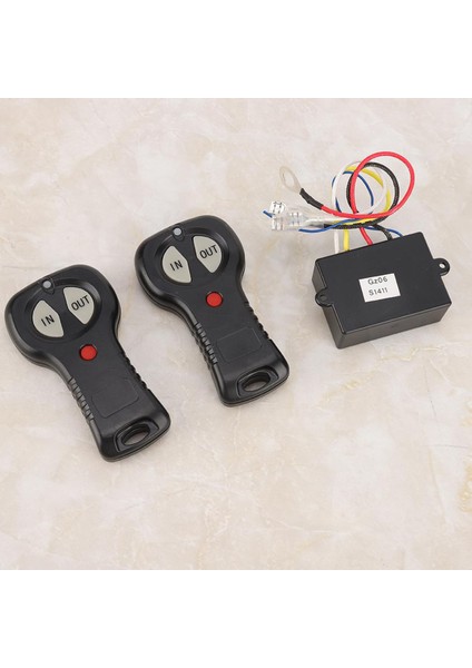 1 Çift 12V Evrensel Kablosuz Vinç Uzaktan Kumanda Kontrol Kiti Araba Kamyon Için (Yurt Dışından) modelleri