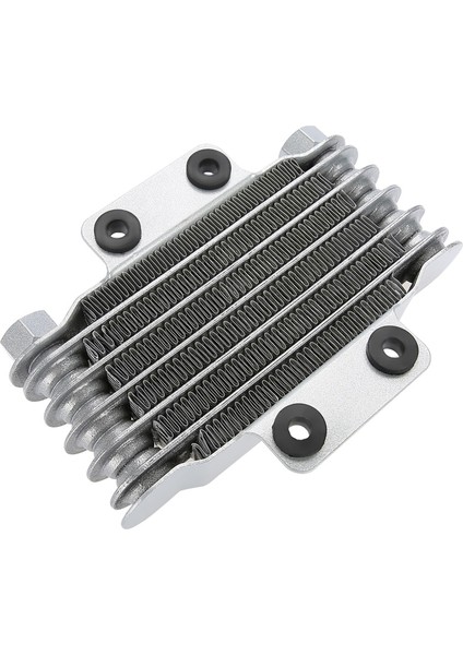Alüminyum 85ML Motor Yağı Soğutucu Soğutma Radyatörü 100CC-250CC Motosiklet Dirtbike Atv Gümüş (Yurt Dışından)