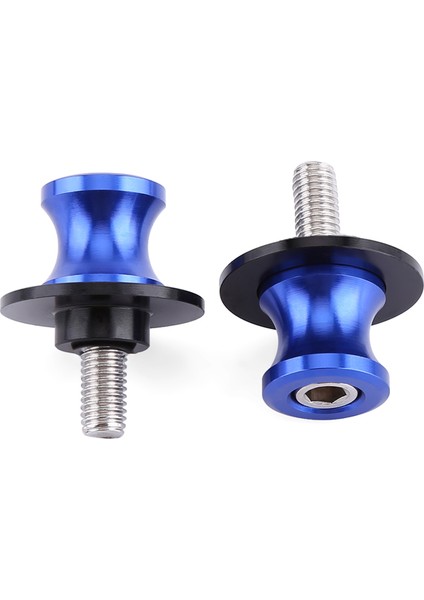 Motosiklet Cnc Arka Standı Salıncak Kolu Biriktirme Kaydırıcılar Standı Salınım Koluleri (6mm, Mavi) (Yurt Dışından)