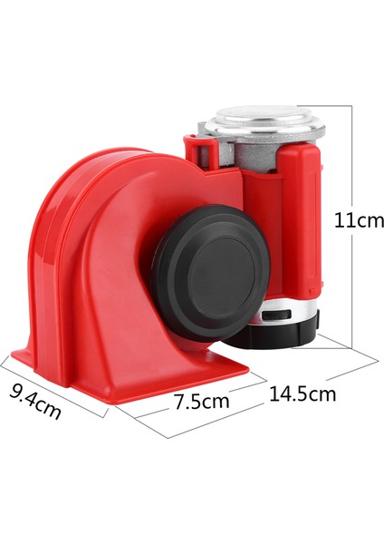 12V Çift Ton Trompet Süper Yüksek Sesle Elektrikli Havalı Korna Salyangoz Elektrikli Pompa Siren Araba Motosiklet (Yurt Dışından) modelleri